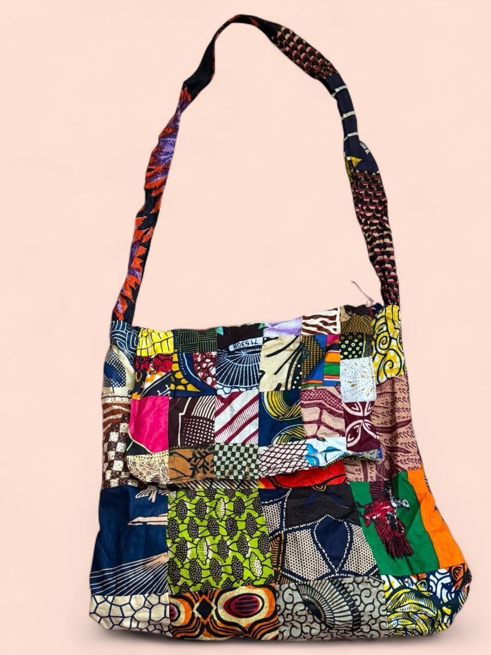Boho Hippie Patchwork Sling Messenger Crossbody Book Laptop School Bag Purse